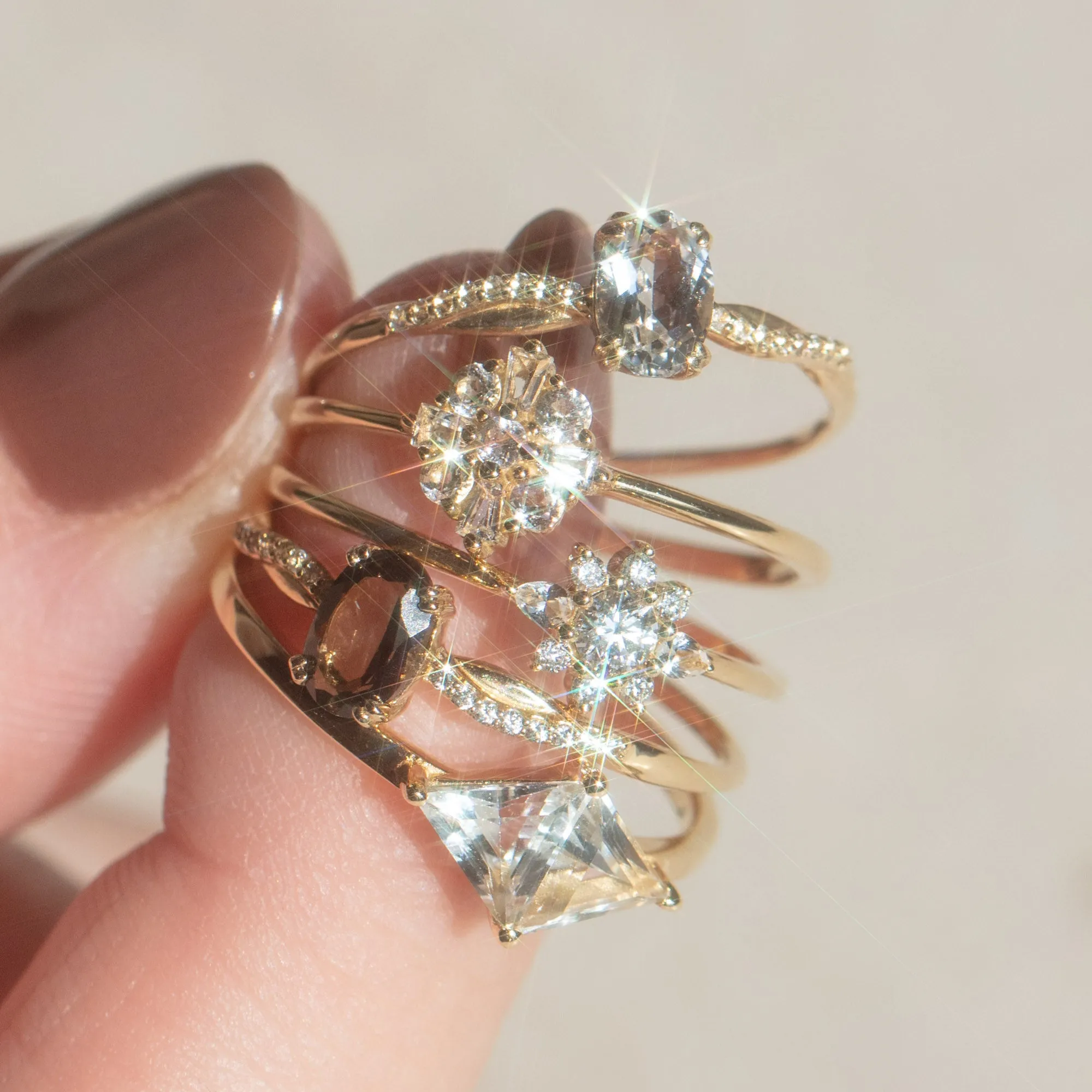 14k Floral Inspired Ring