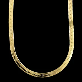 14K Yellow Gold Estate Herringbone Chain