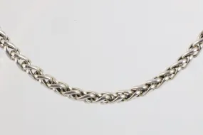 16" David Yurman 925 Silver & 14k Yellow Gold Wheat Chain Necklace (54.61g.)