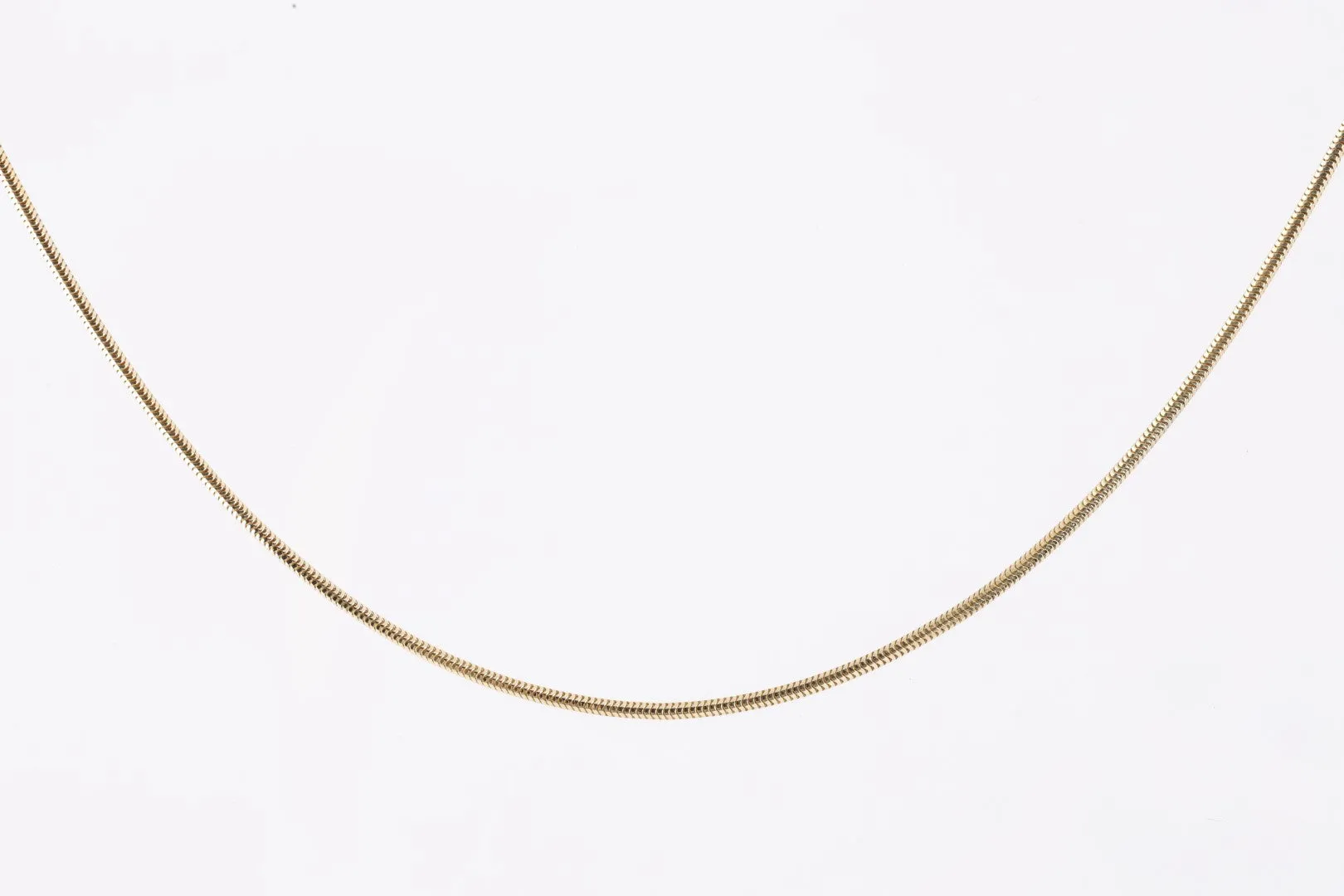 18" 14k Yellow Gold Snake Chain (4.46g.)