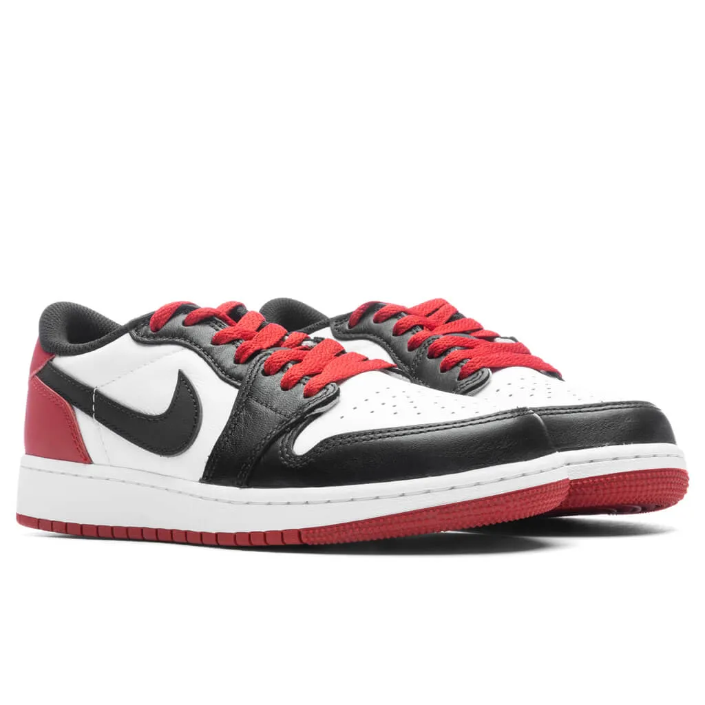 Air Jordan 1 Low OG (GS) - White/Black/Varsity Red