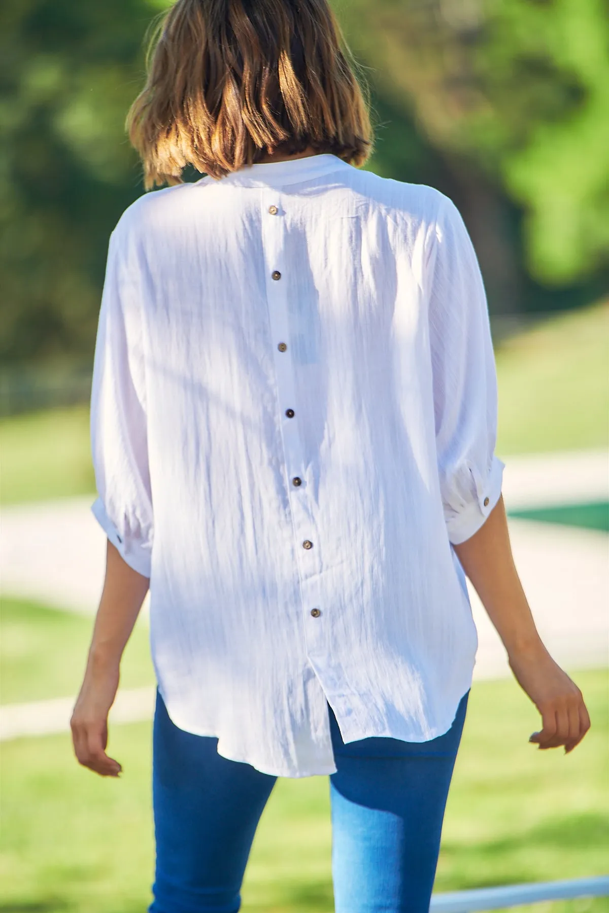 Airlie White Button Up Shirt