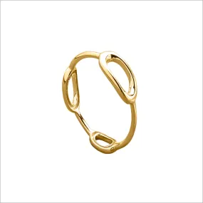 Allegra 18K Yellow Gold Stackable Ring