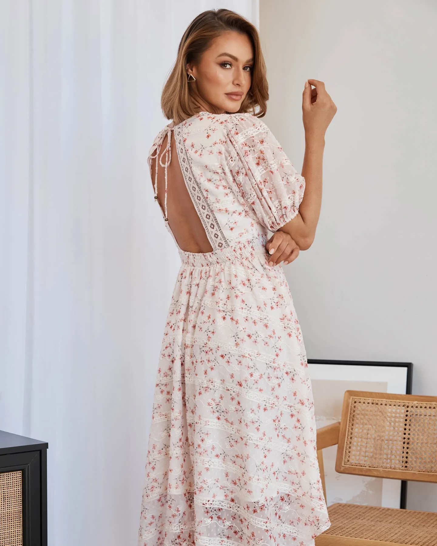 Allison Dress - Pink Floral