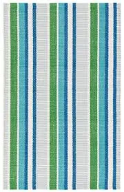 Annie Selke - 2x3 Cobalt/Green Blue Indoor/Outdoor Rug