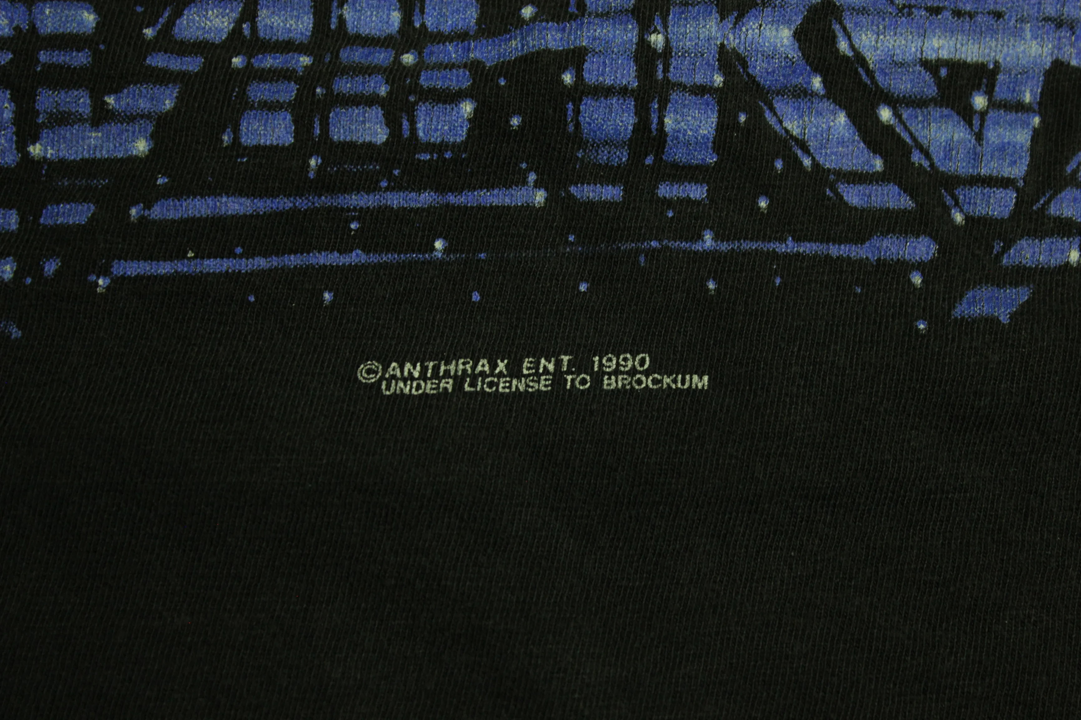 Anthrax Persistance of Time 1990 Vintage Brockum Concert Cities Single Stitch USA Made T-Shirt