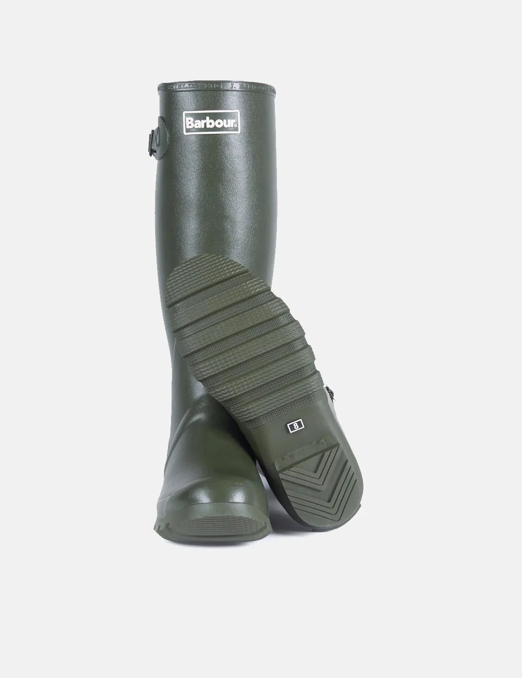 Barbour Bede Wellington Boots - Olive Green