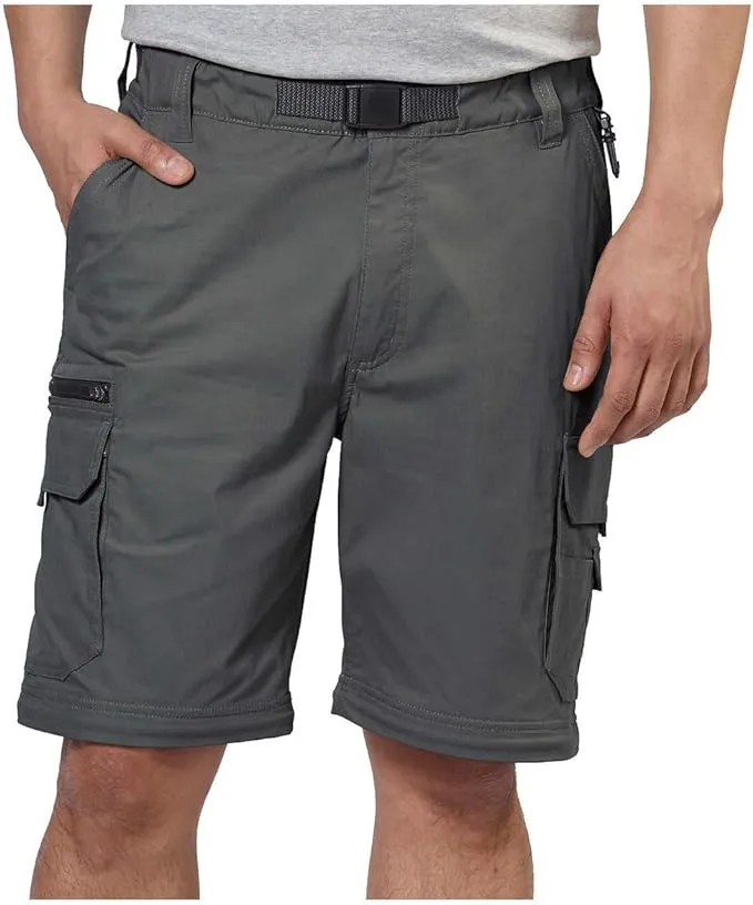 BC Clothing Men's Convertible Stretch Cargo Pants or Shorts