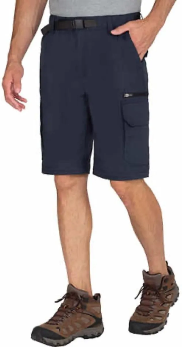 BC Clothing Men's Convertible Stretch Cargo Pants or Shorts