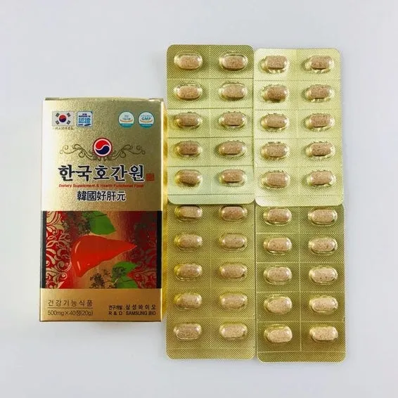 Bio Liver Milk Thistle Functional Gifts 240 Tablets Recover Alcoholic Korean Hogwanwon Dietary Health Supplements Foods Vitamins B1 C E Helps