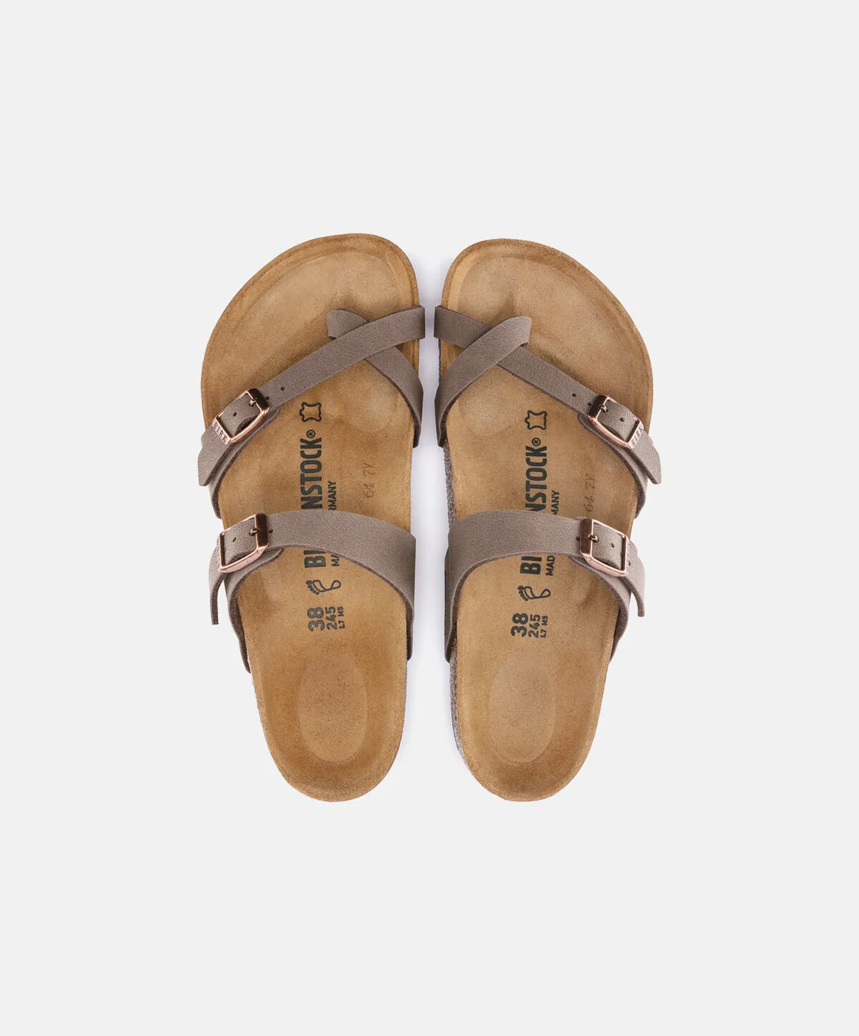 Birkenstock Mayari BirkiBuc Mocca Sandals