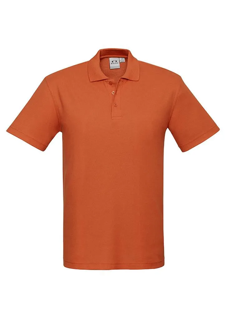 Biz Collection Mens Crew S/S Polo (2nd 7 Colours) (P400MS)