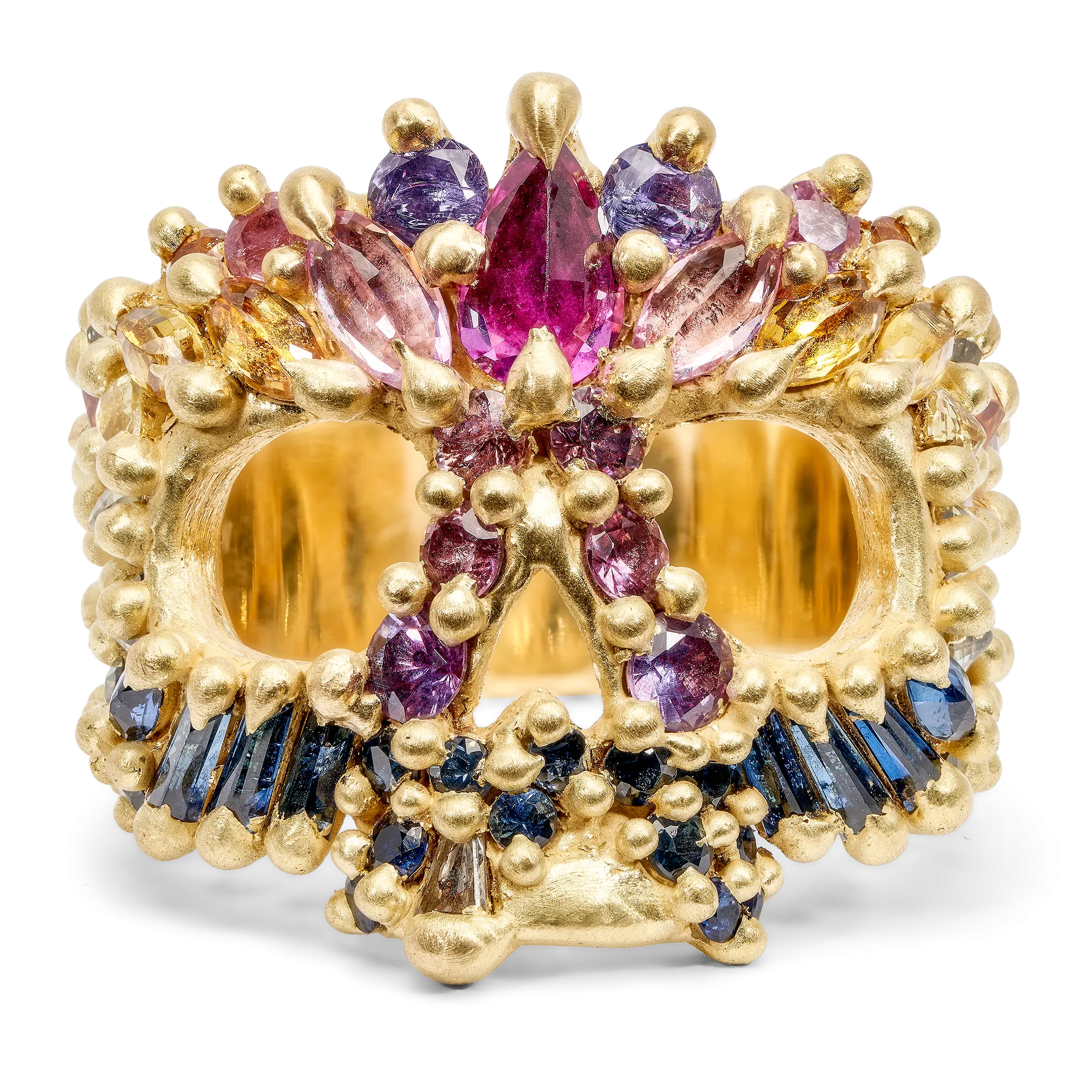 Blossom Crush Heavens Cove Skull Ring - Size 7 - 9841