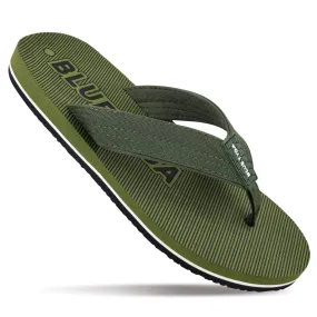 Blue Tyga Gents Flip Flop Thong  - BT4278 Olive