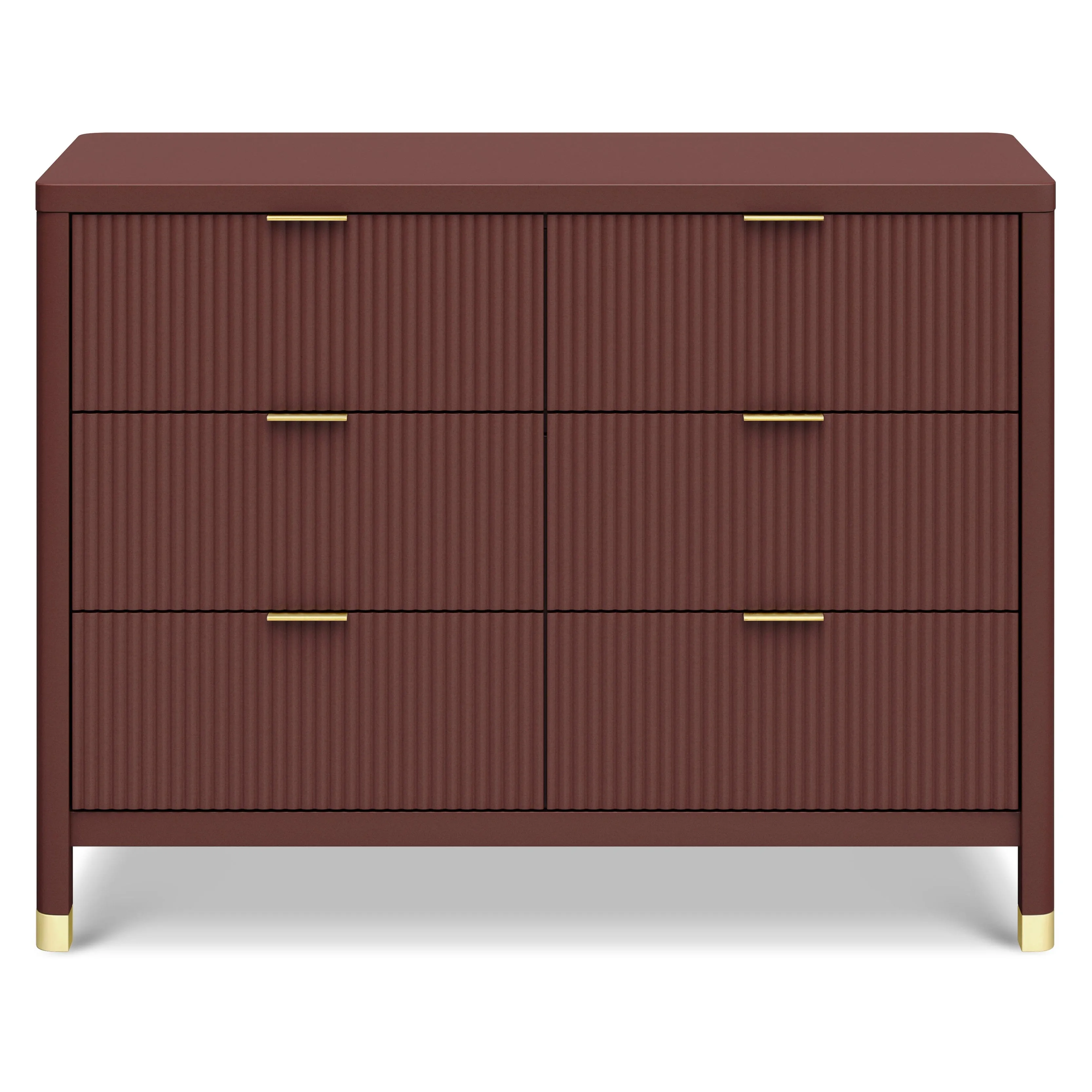 Brimsley Tambour 6-Drawer Assembled Dresser