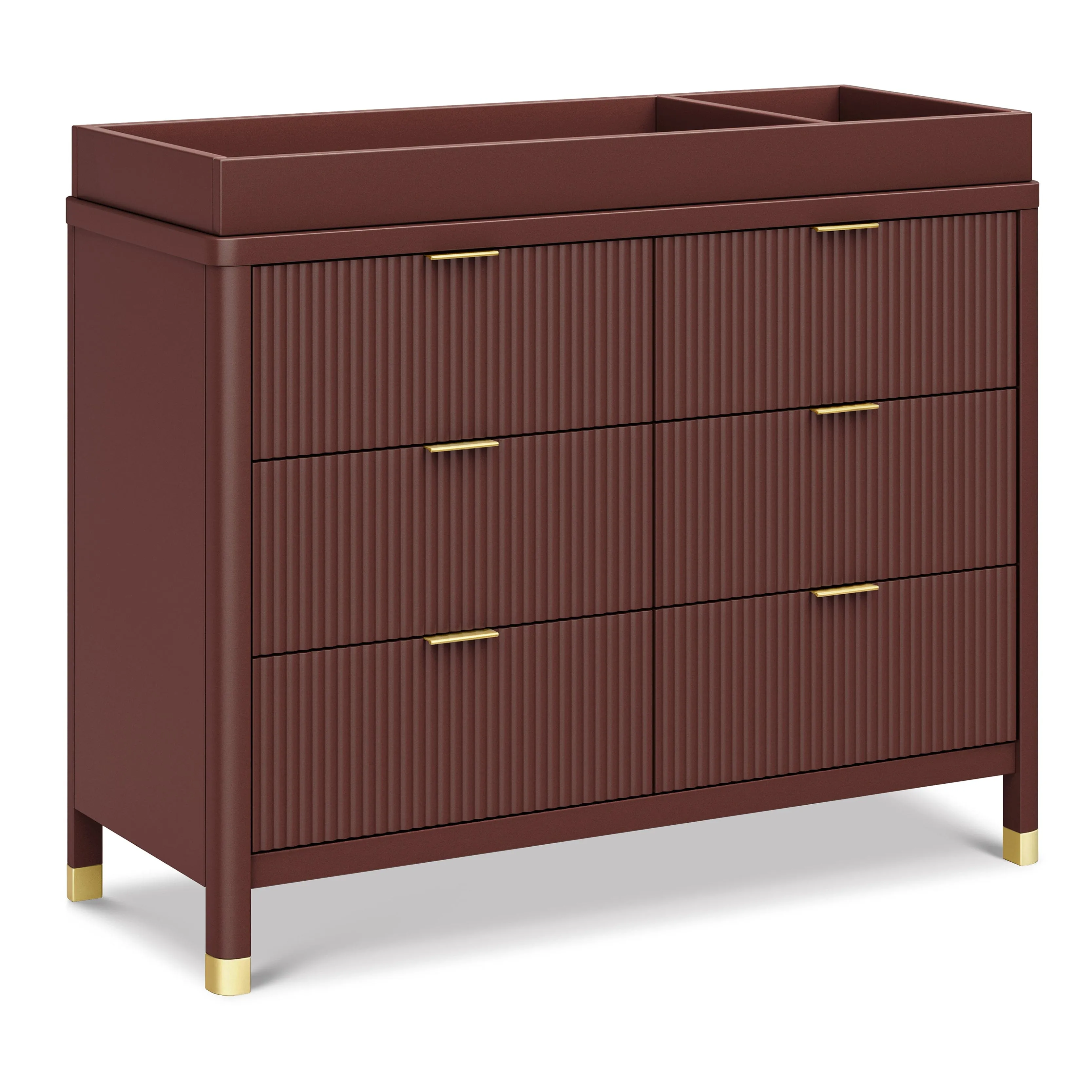 Brimsley Tambour 6-Drawer Assembled Dresser