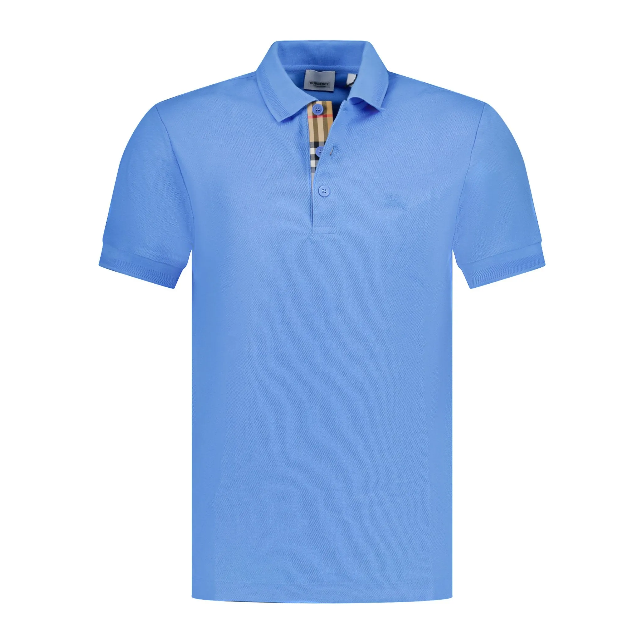 BURBERRY 'EDDIE' POLO-SHIRT BLUE