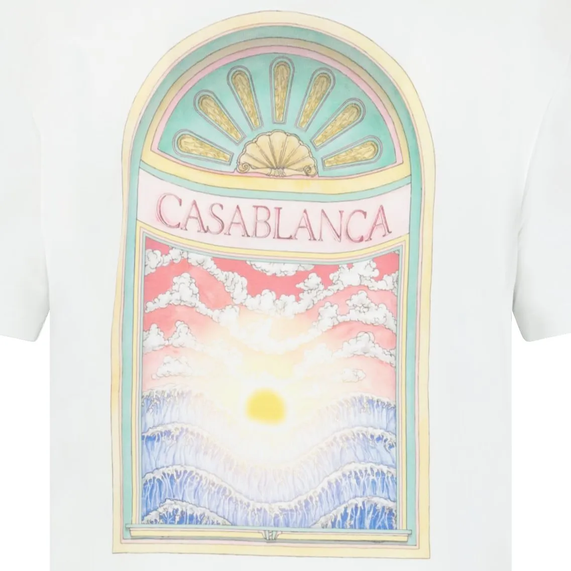 CASABLANCA 'NOUVEAUX REVES' T-SHIRT WHITE