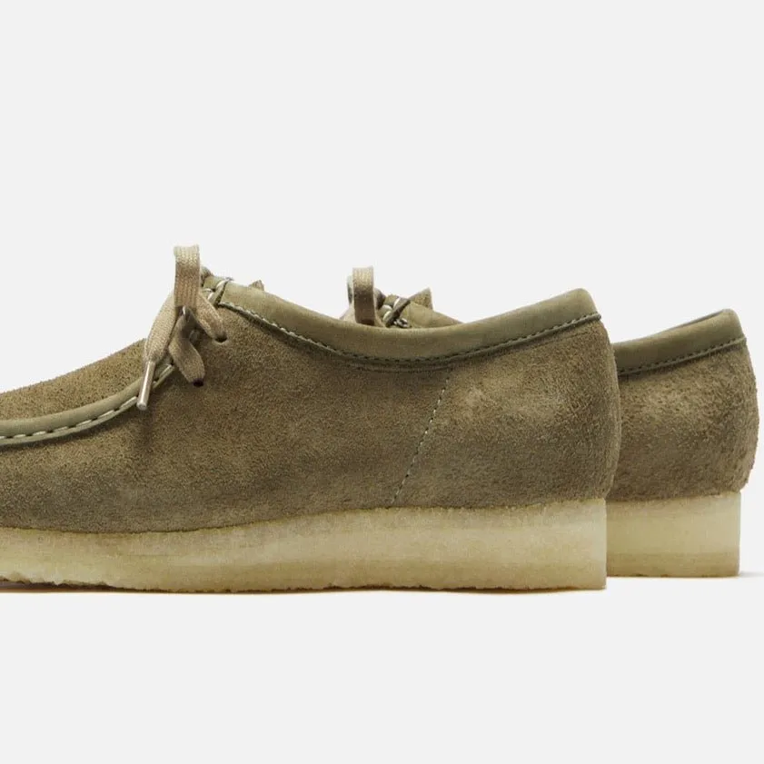 Clarks Wallabee Pale Khaki Suede