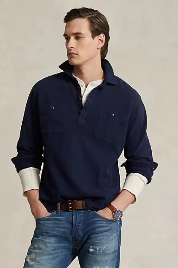 Classic Fit Moleskin Popover Workshirt