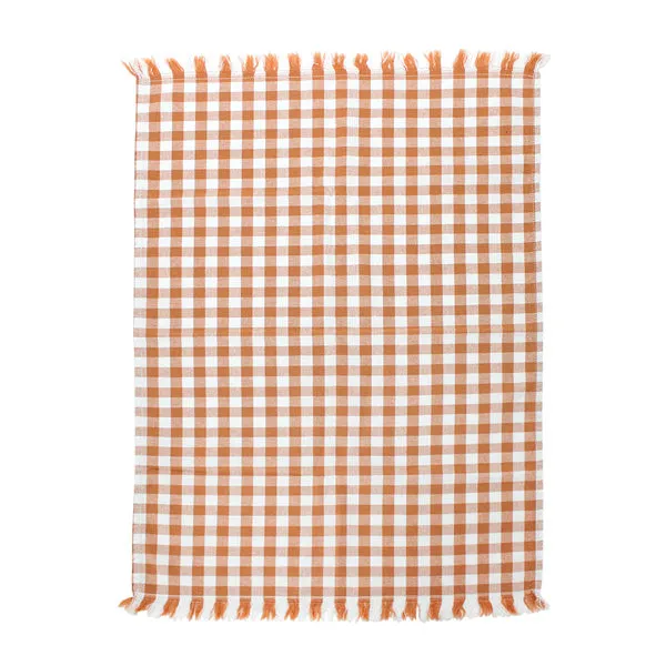 Classic Gingham Tea Towel - Clay