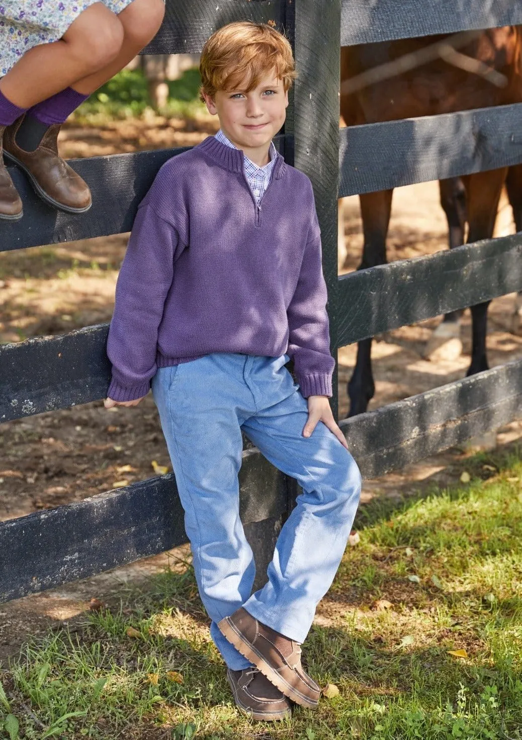 Classic Pant - Stormy Blue Corduroy