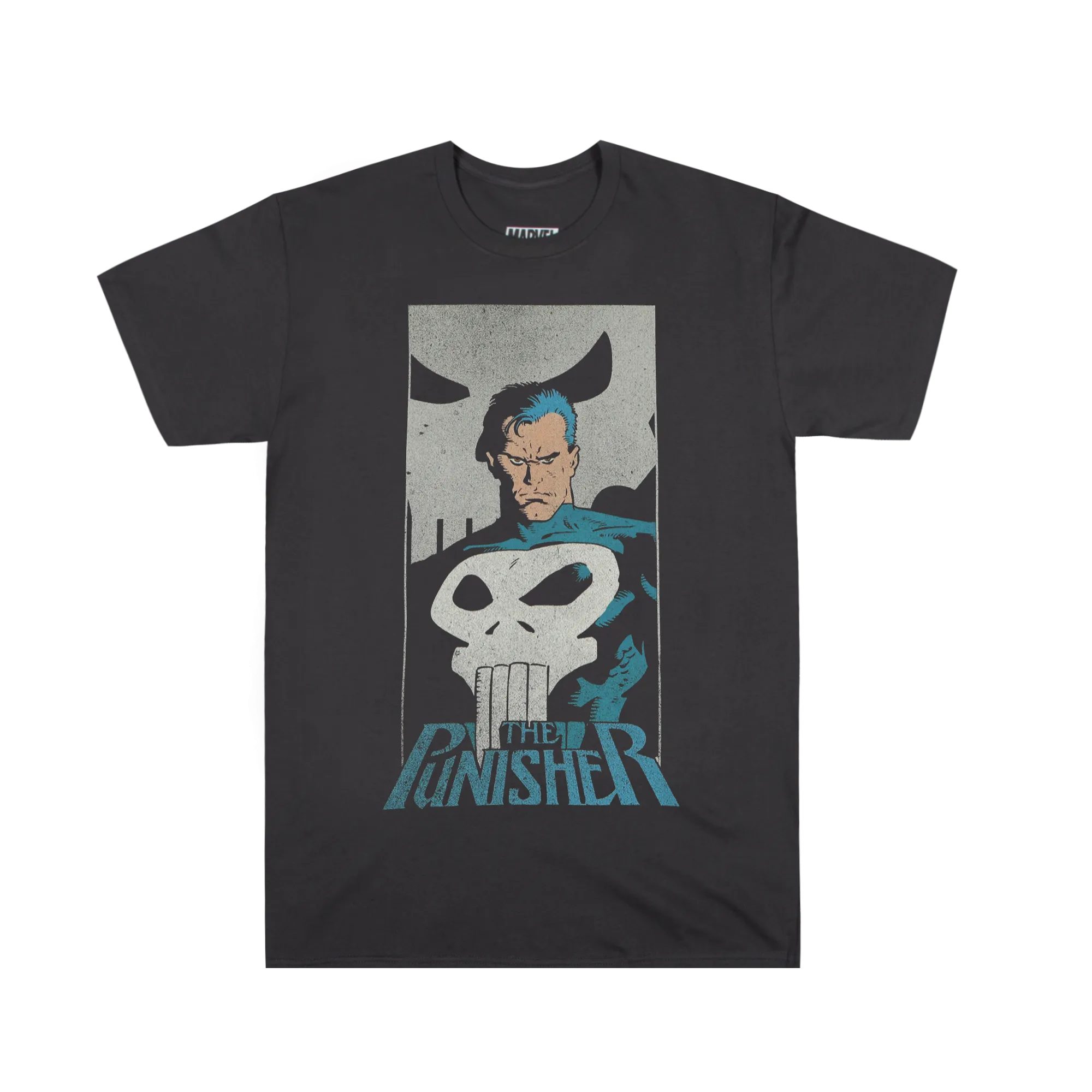 Classic Punisher Comic Charcoal Tee