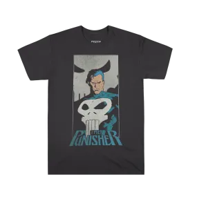 Classic Punisher Comic Charcoal Tee