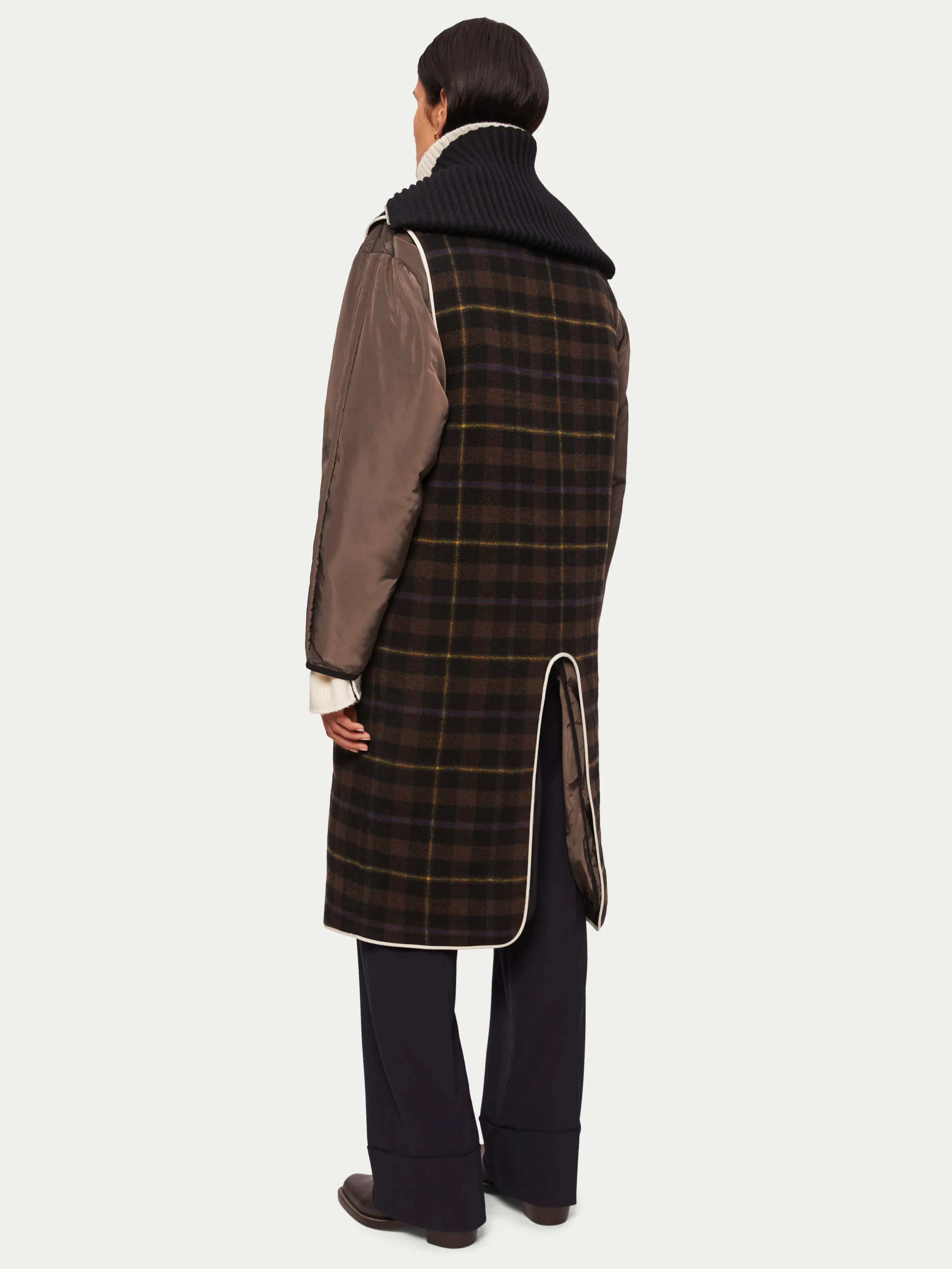 Collagerie Liner Coat | Brown