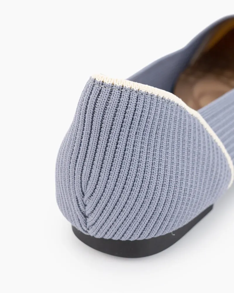 Comfortable Slip-on Washable Knit Flat Shoes