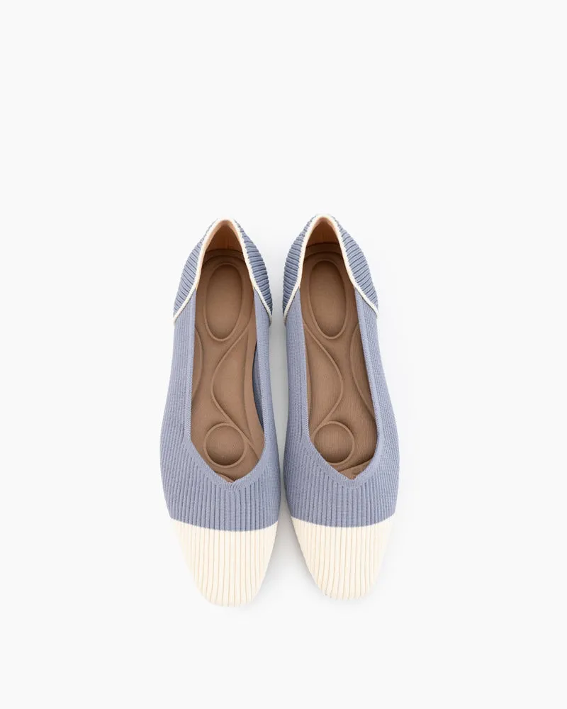 Comfortable Slip-on Washable Knit Flat Shoes