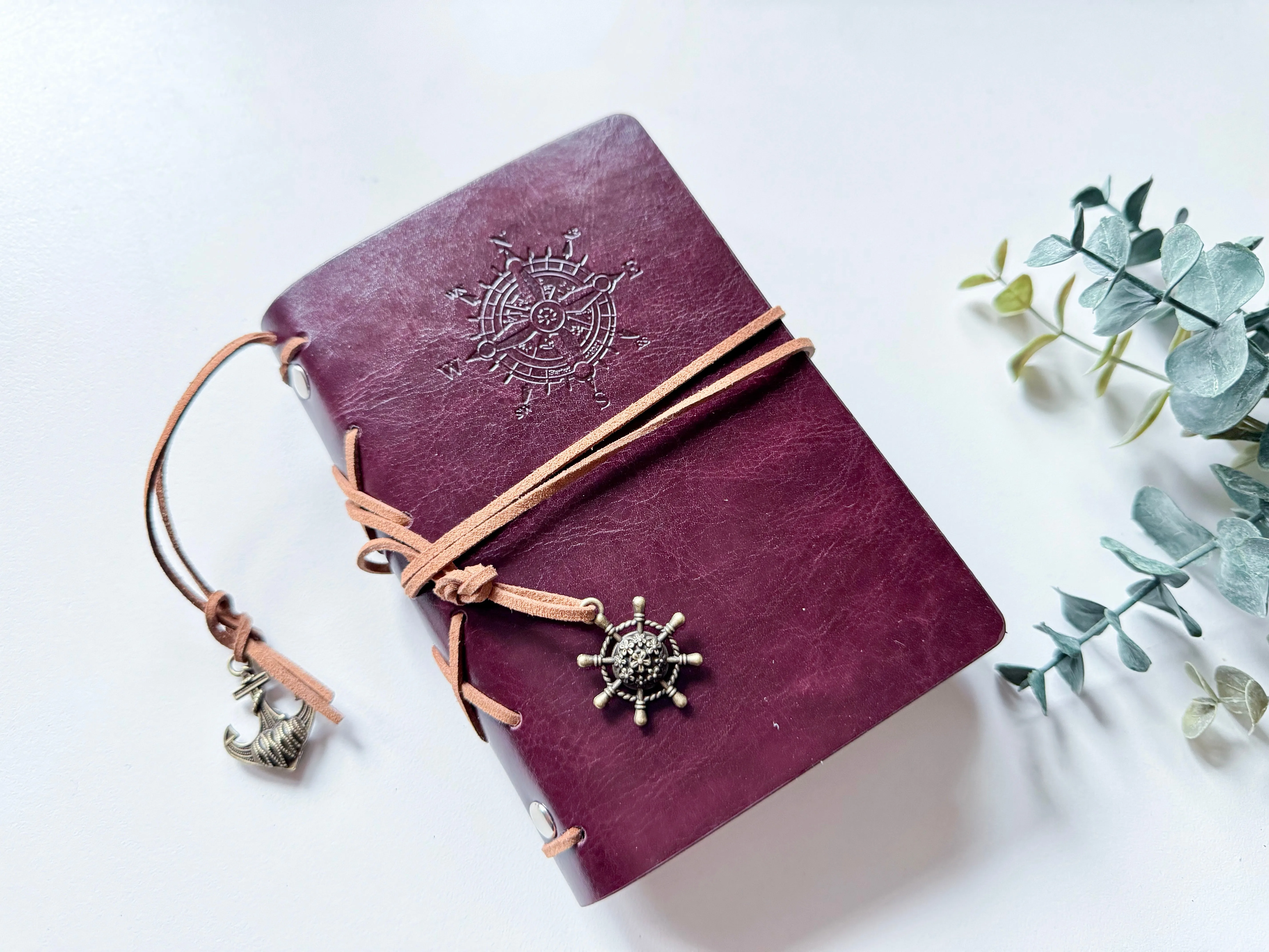 Compass Leather Journal