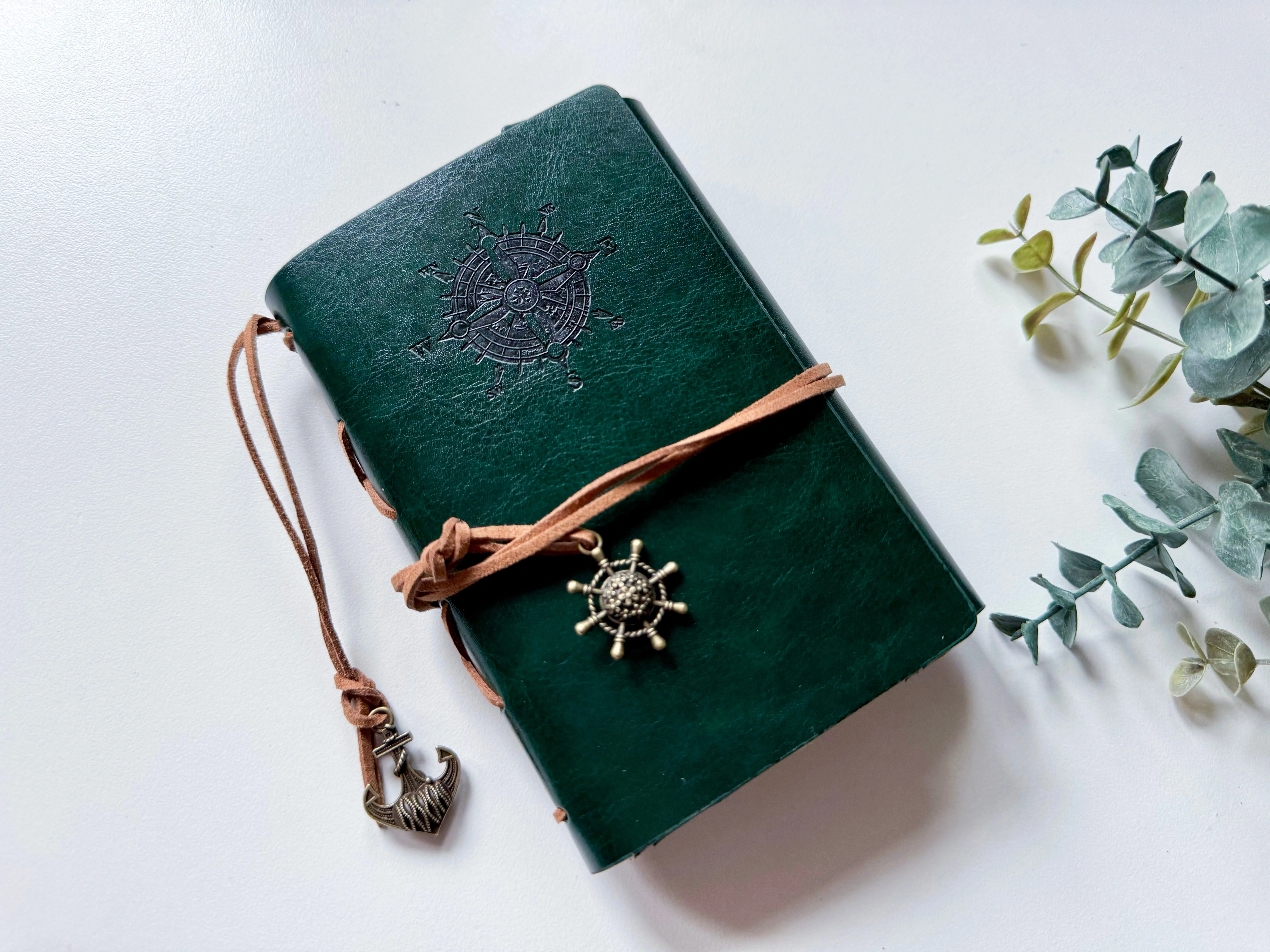 Compass Leather Journal