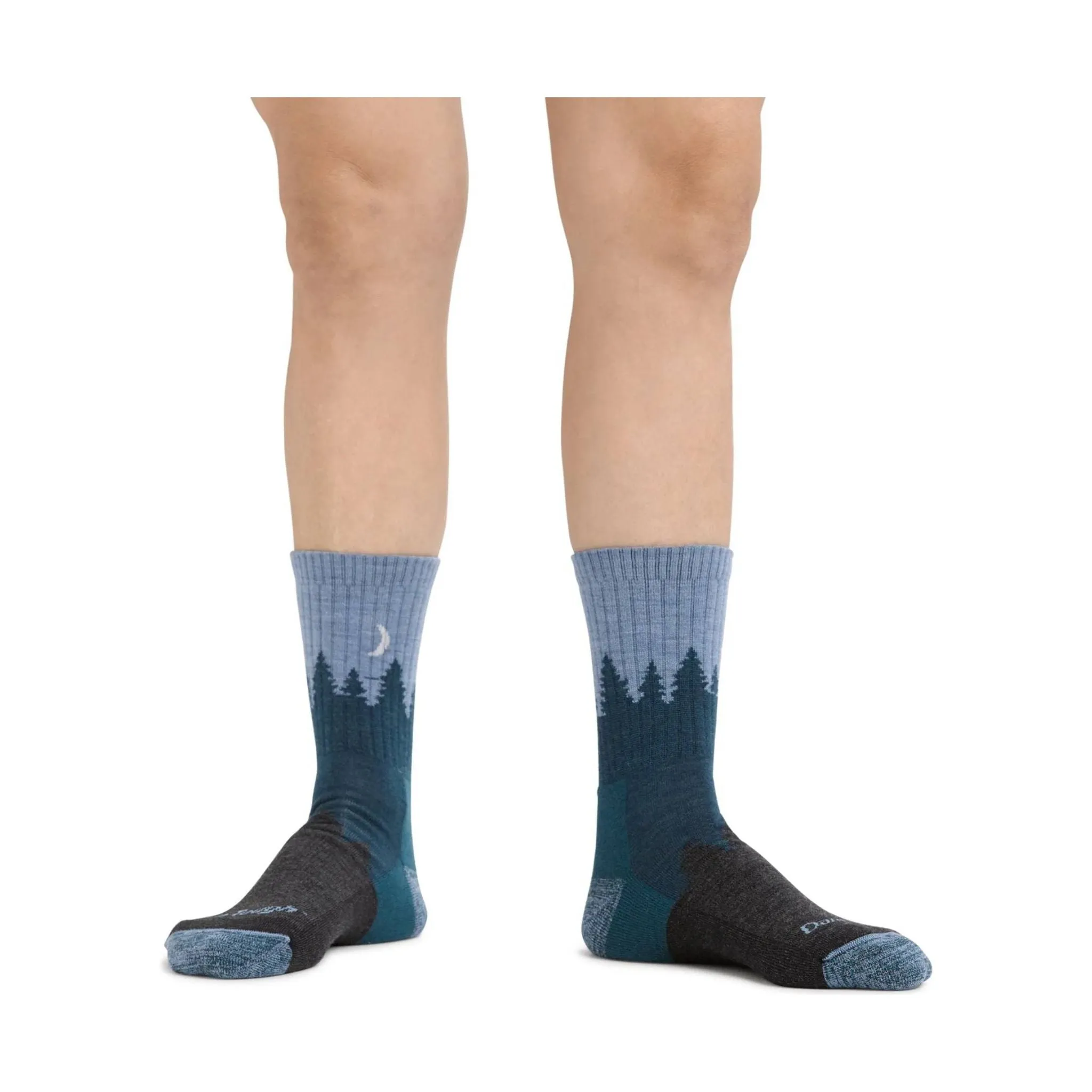 Darn Tough Vermont Women's Treeline Micro Crew Midweight Hiking Sock - Blue