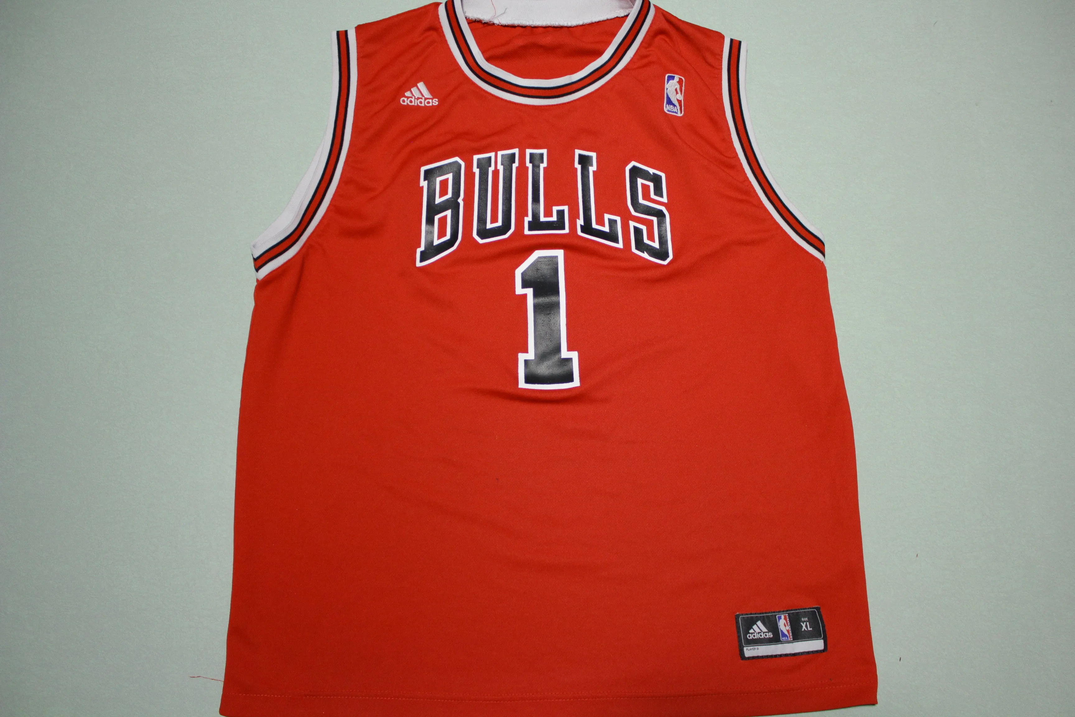 Derrick Rose Chicago Bulls #1 Adidas NBA Basketball Jersey