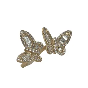 Double Butterfly Ring