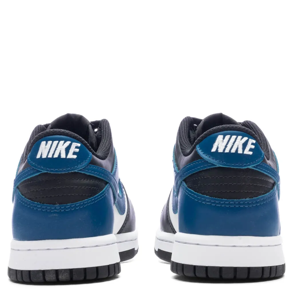 Dunk Low (GS) - Summit White/Industrial Blue/Black