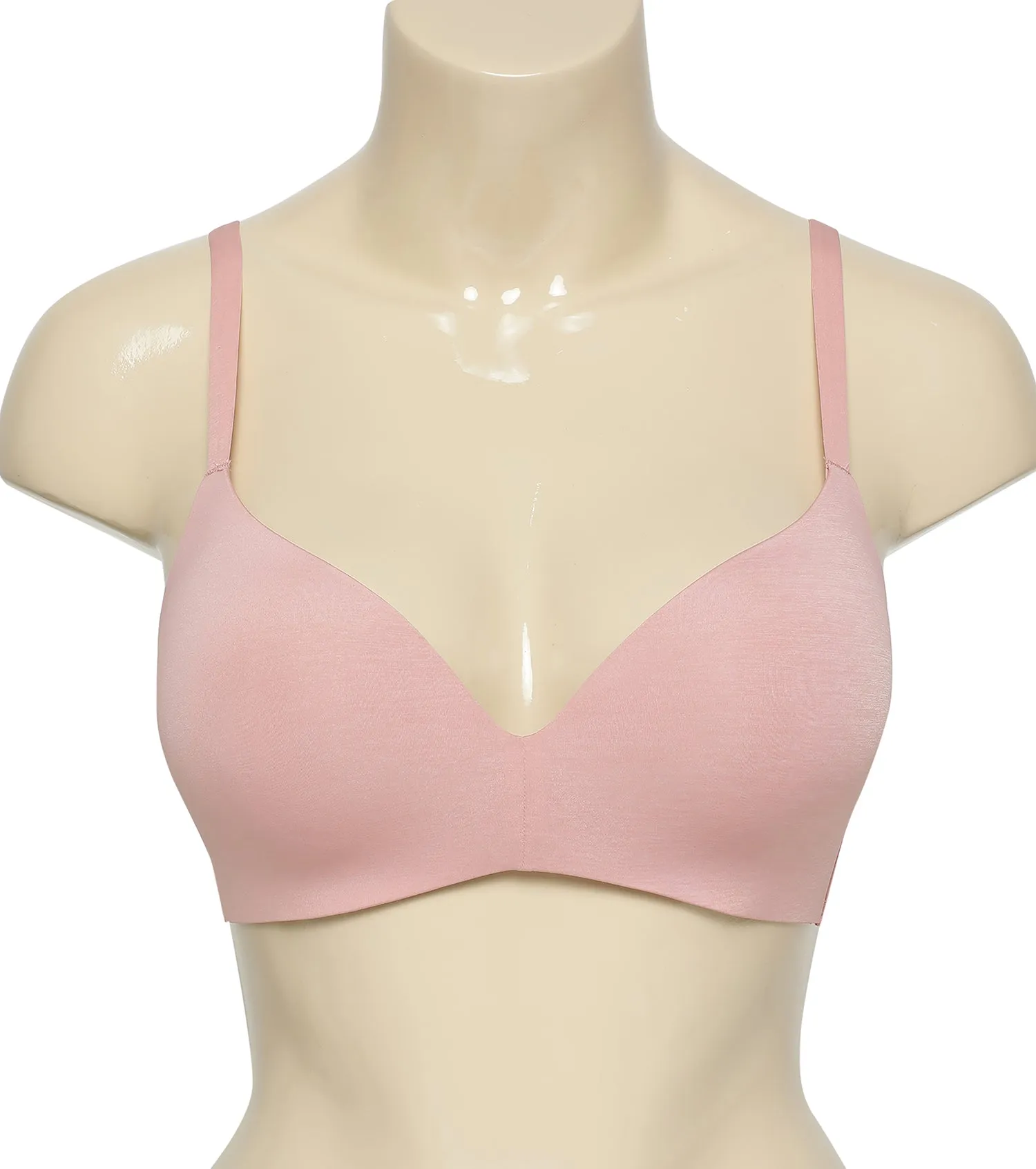 Enamor InvisiBra F084 Seamless Ultra Smoothening with Invisible Edges T-Shirt Bra - Padded Wirefree Medium Coverage - Black