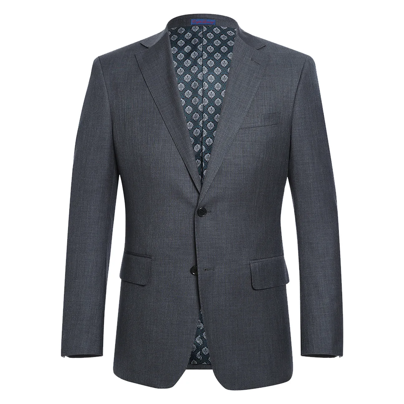 ENGLISH LAUNDRY Solid Charcoal Notch Suit 72-02-095