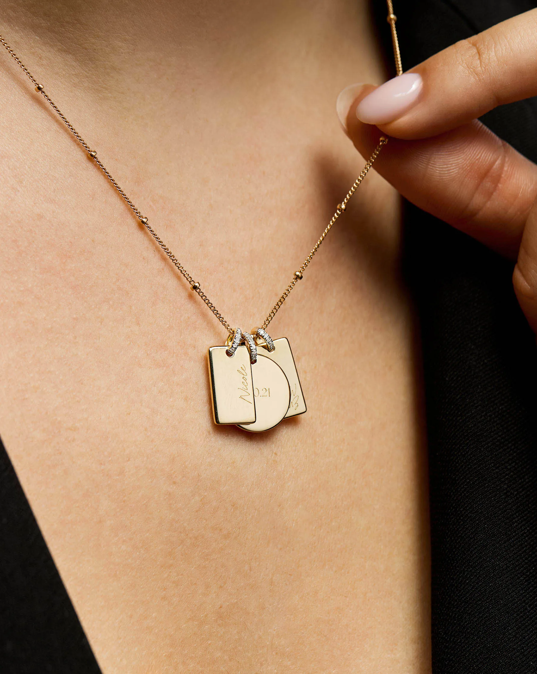 Engravable Rectangle Pendant