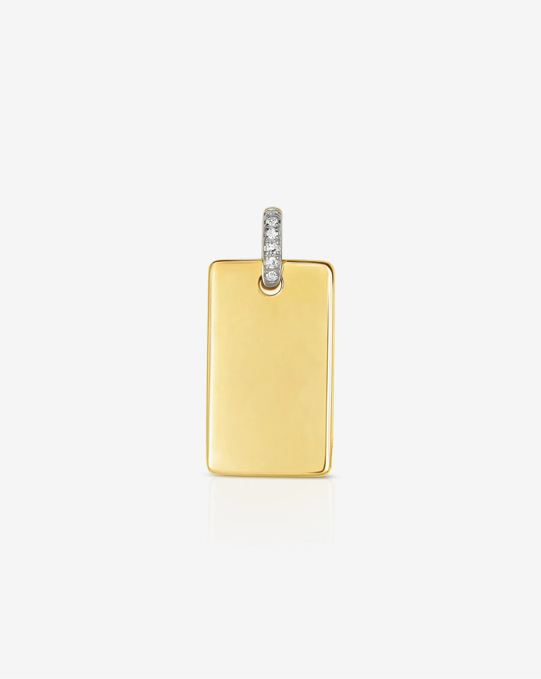 Engravable Rectangle Pendant