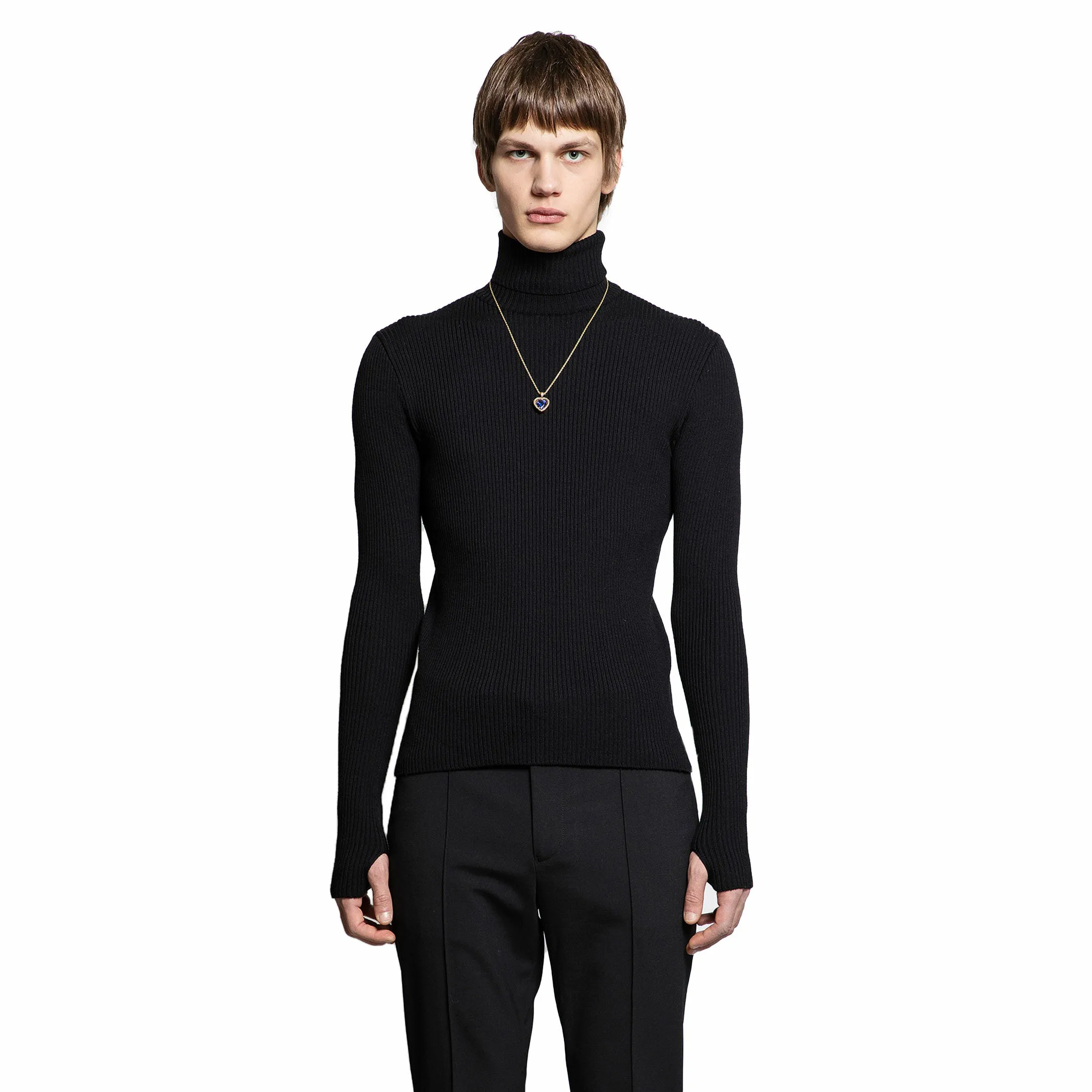 ERNEST W. BAKER MAN BLACK KNITWEAR