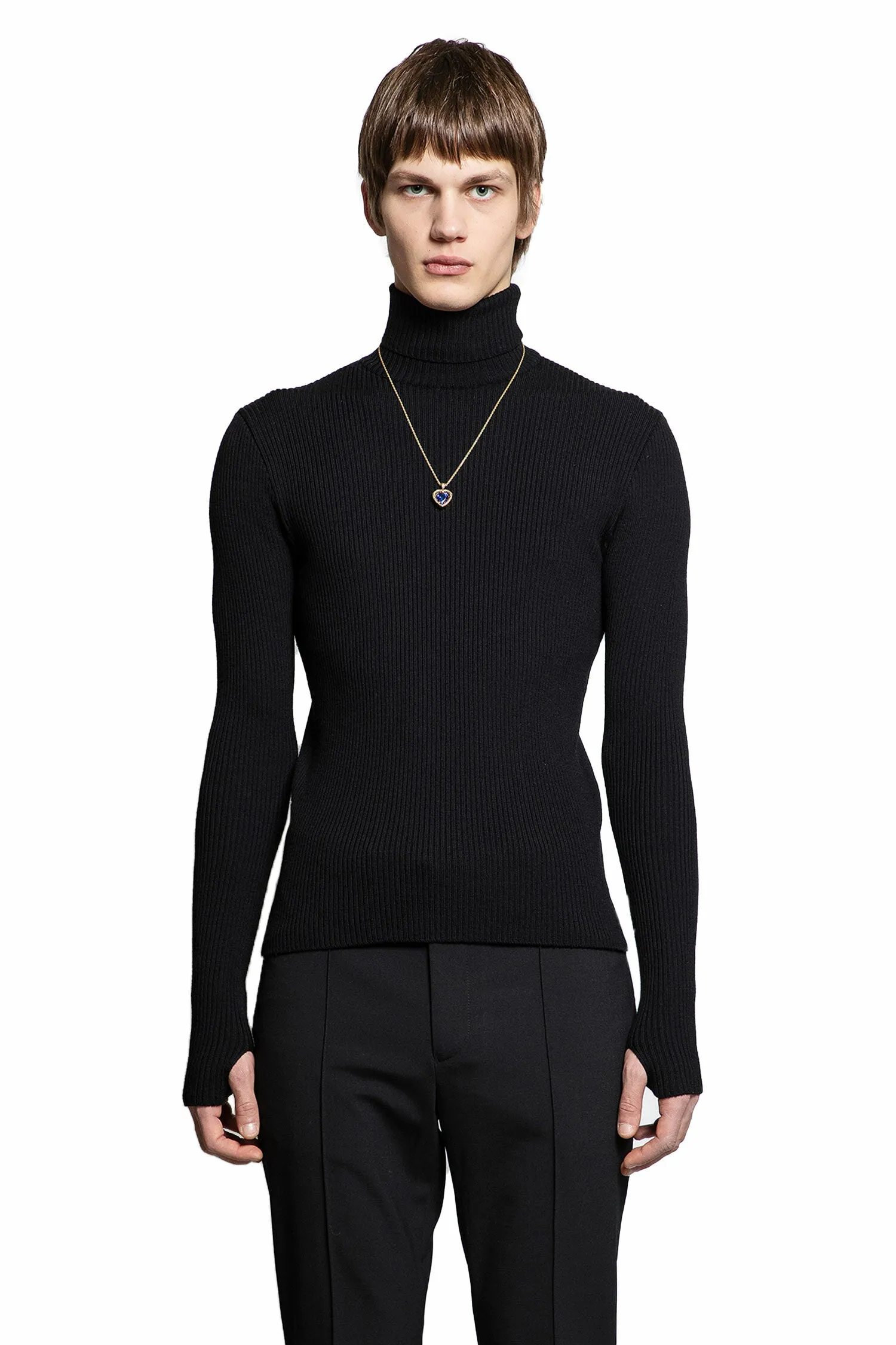 ERNEST W. BAKER MAN BLACK KNITWEAR