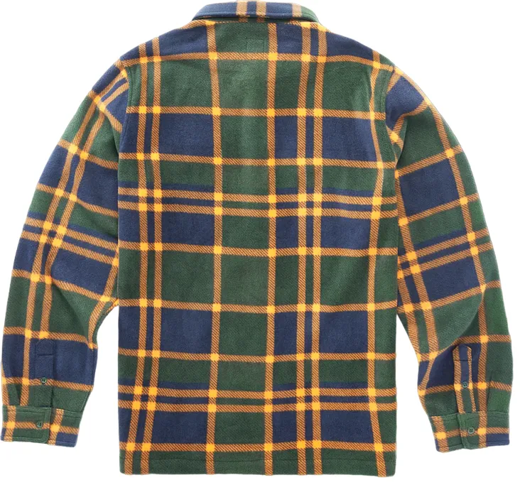 Etines Unisex lumberjack shirt in checked flannel and fleece 4130003911 forrest