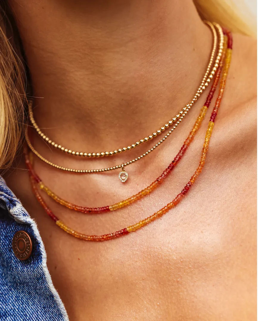 Fiery Ombré Necklace