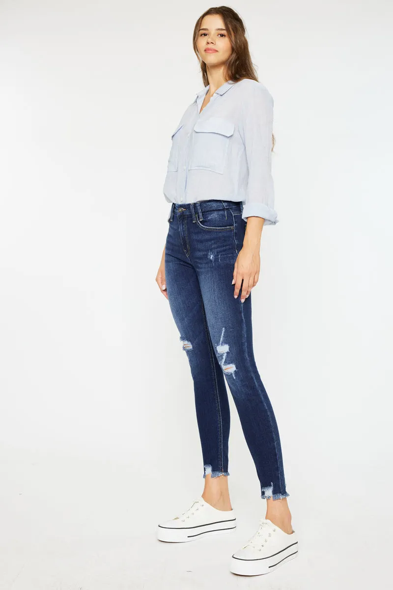 Fiora Mid Rise Ankle Skinny Jeans