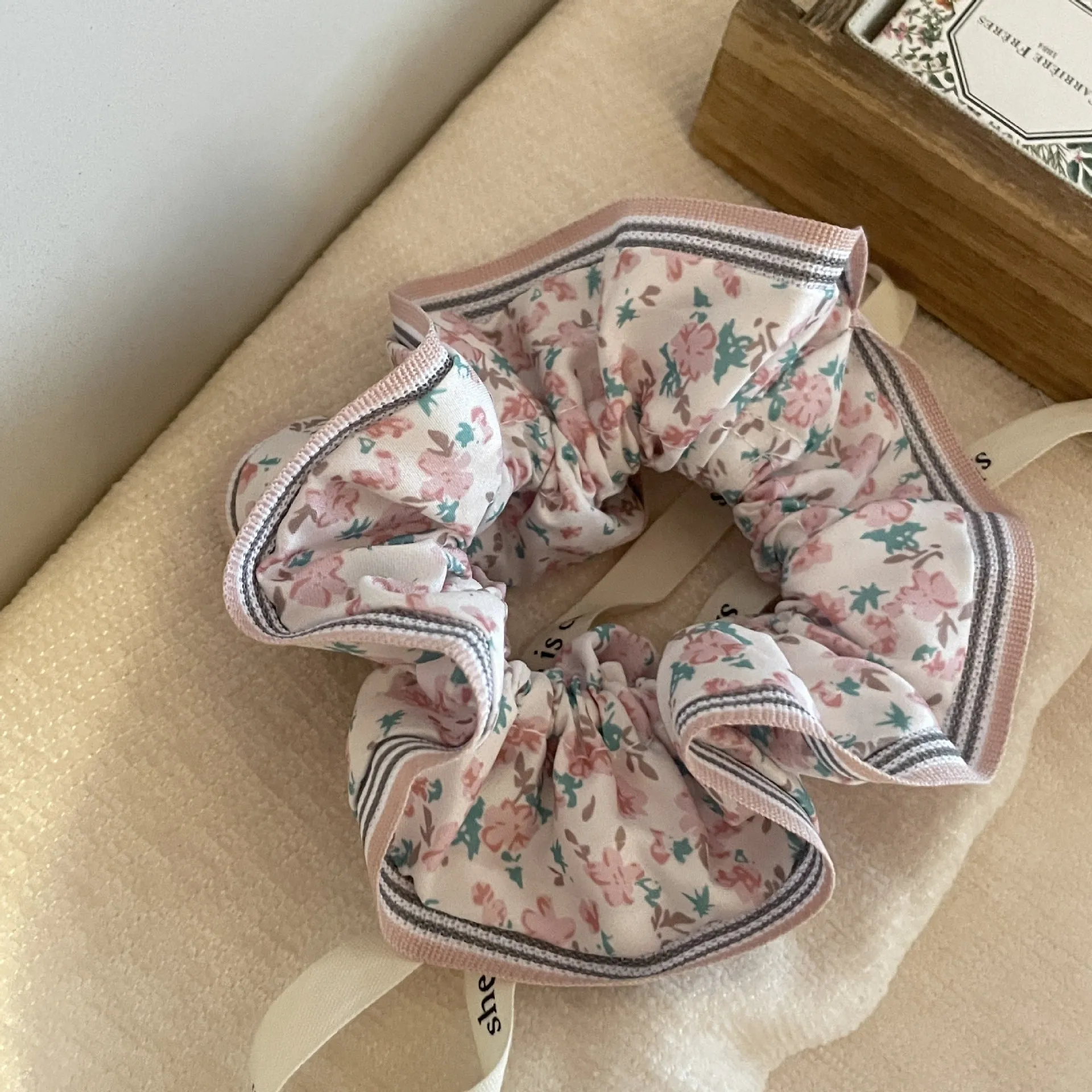 Floral Garden Scrunchie