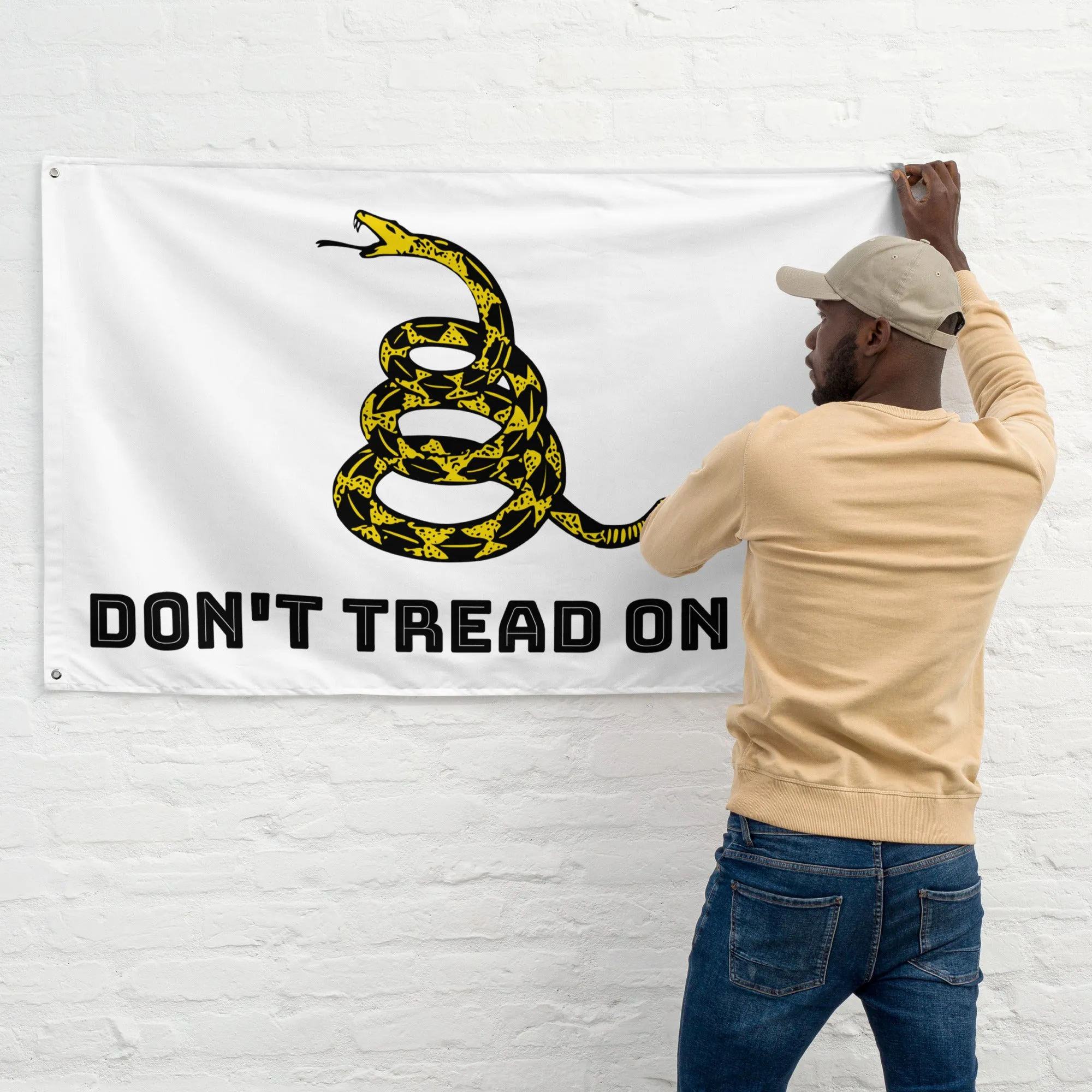 Gadsden Flag White