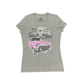 Graceland Pink Classic Car Women's T-shirt