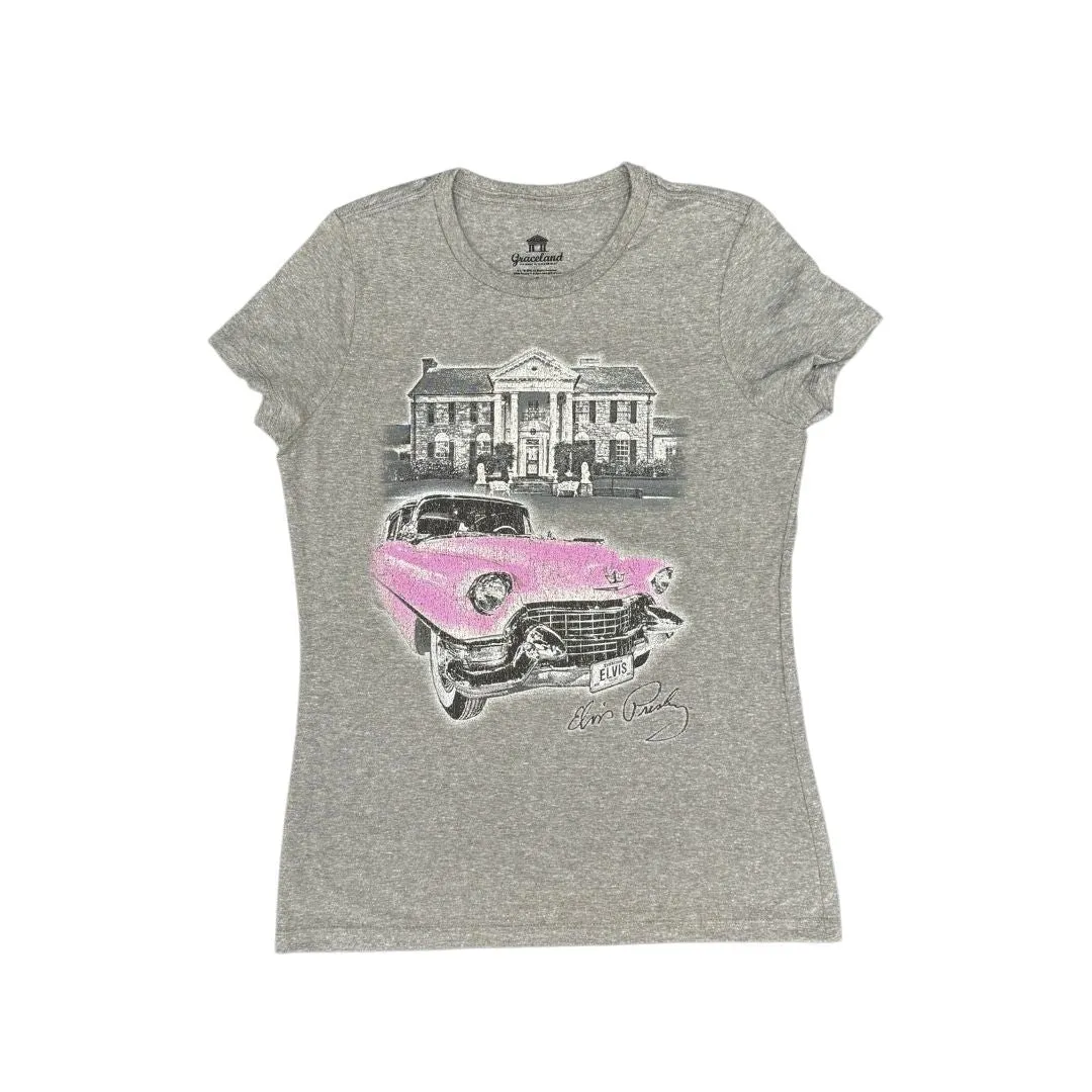 Graceland Pink Classic Car Women's T-shirt